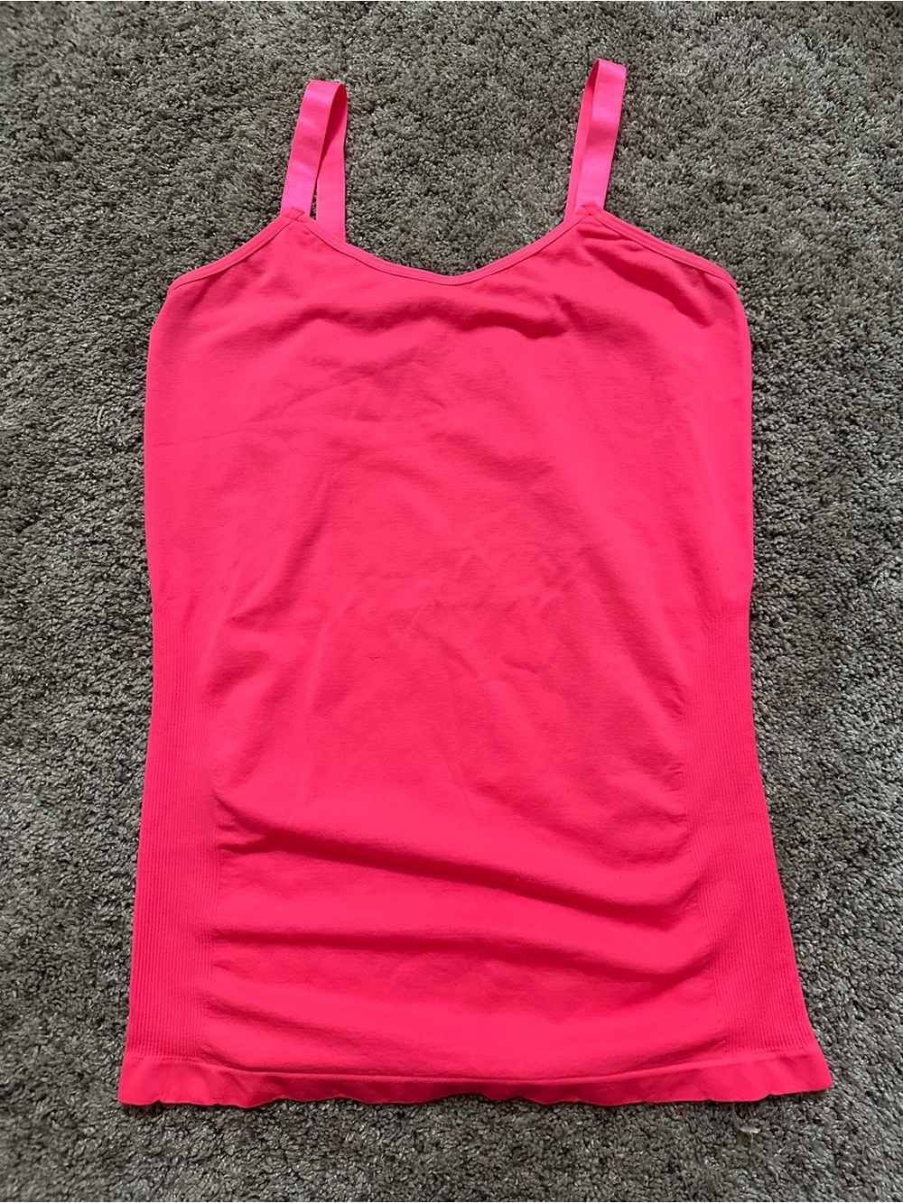 Everyday Hot Pink Stretch Camisole with Adjustable Straps